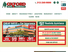 Tablet Screenshot of oxfordauto.com