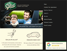Tablet Screenshot of oxfordauto.net